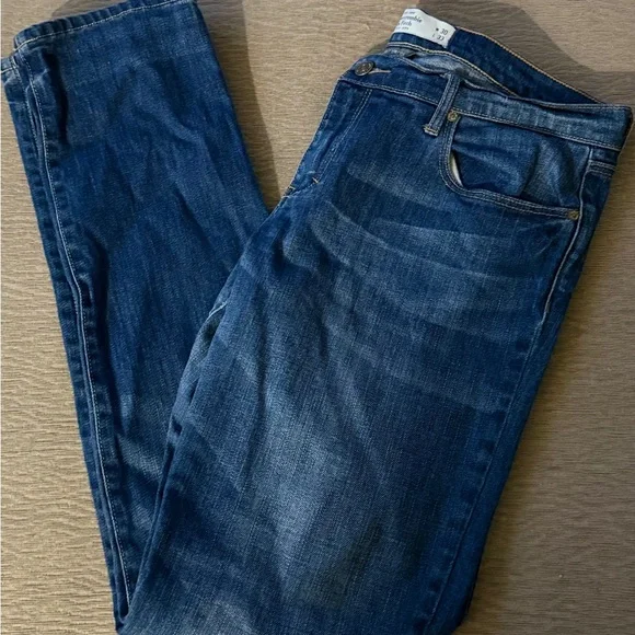 ‼️SALE ‼️🧢 Perfect Stretch Blue Straight Leg Jeans circa 2012 - Picture 8 of 9